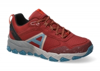 chaussure allrounder lacets run-tex rouge